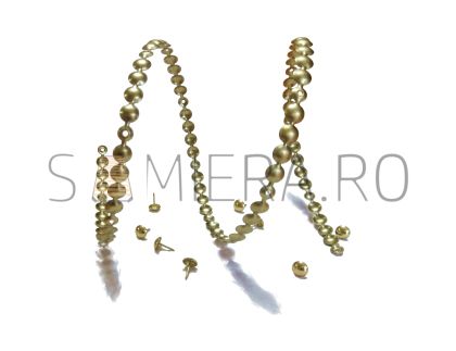 Set 10 buc. cuie decorative metru aur