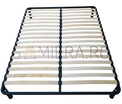 Somiera Metalica Standard pentru 2 persoane 200 cm