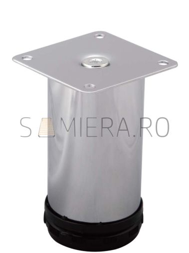VC022 Picior reglabil D50 crom,  set 4 buc.