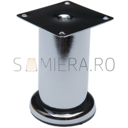 VC027B Picior reglabil D50 crom,  set 4 buc.