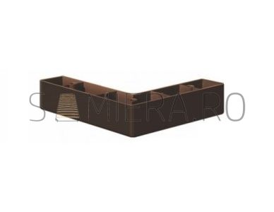 Set 4 Picioare KA200-03, 14*14*4cm, plastic, venghe