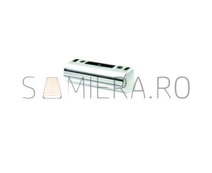 Set 4 Picioruse VA220-01, 12*4cm, plastic, crom