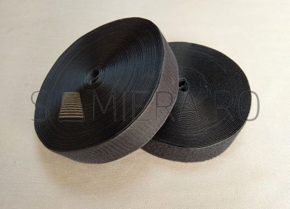 Banda velcro negru 30mm*25m