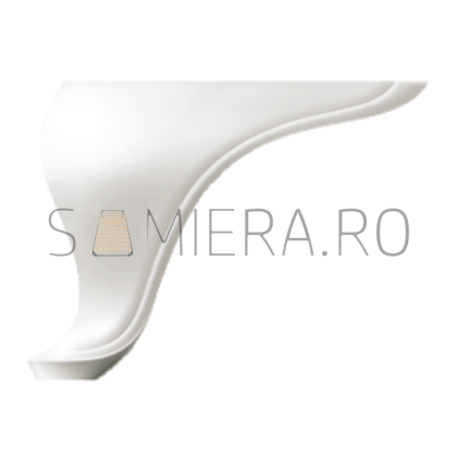 Set 4 Picioruse VA491-05, 18*18*14cm, plastic, alb