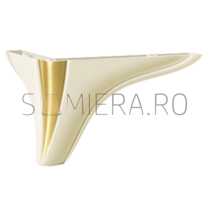 Set 4 Picioruse VA702-136, 18*18*11cm, plastic, crem/aur