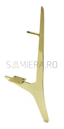 Piciorus metalic BM017GD, H=16cm, Auriu