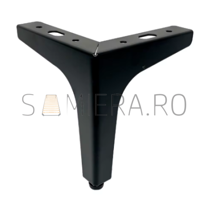 Piciorus metalic VC095, Negru Mat