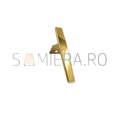 Piciorus metalic D056-B-15G, H=15cm, Auriu