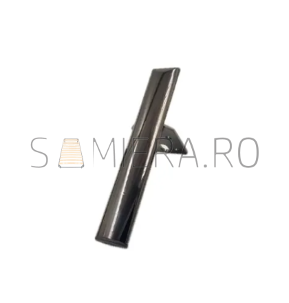 Piciorus metalic D022-15B, H=15cm, Negru
