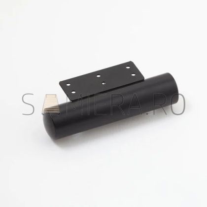Piciorus tub VC40b, Ø 40, metal, Negru 