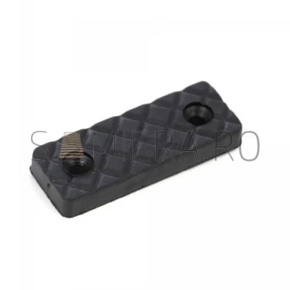 Alunecator mobila plat plastic negru ADN 5*1.8CM (200buc)