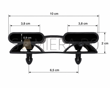 Set 20 casete lamele royal