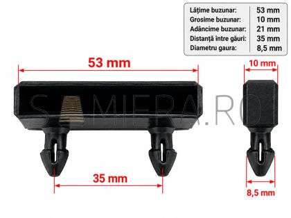 Casete lamele standard