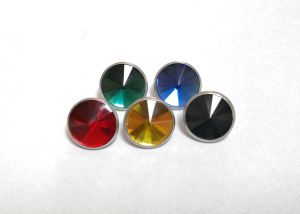 Nasturi plastic color 10 buc.