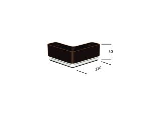 Set 4 Picioruse KA183-03, 12*12*5cm, plastic, venghe