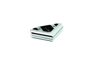 Set 4 Picioruse KA100-01, 14*14*4cm, plastic, crom