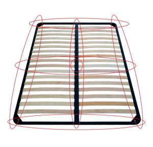 Somiera Metalica Premium pentru 2 persoane 200cm