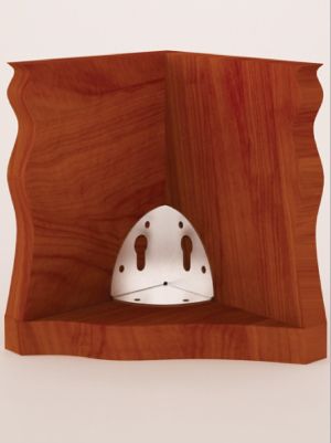 Set 4 buc., coltar 3 laturi, 47mm