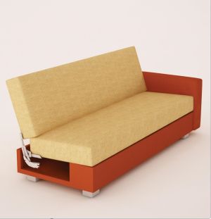 Mecanism canapea click-clack