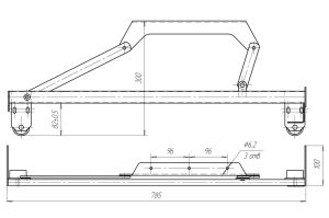 Sistem extensie tip Delfin cu roti