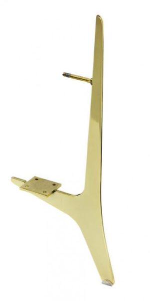 Piciorus metalic BM017GD, H=16cm, Auriu