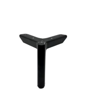 Piciorus metalic B038, Negru Mat