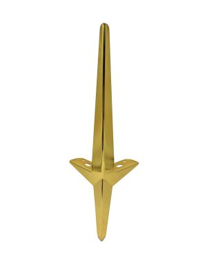 Piciorus metalic D001-15G, H=15cm, Auriu