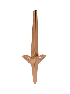 Piciorus metalic D001-15RG, H=15cm, Roz-Auriu