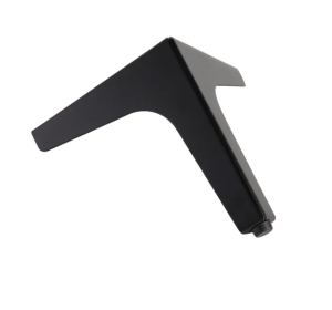 Piciorus metalic B015 , Negru Mat
