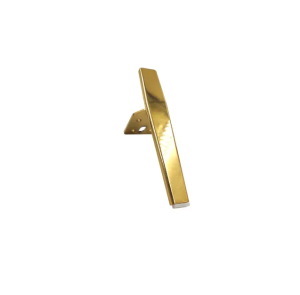 Piciorus metalic D056-B-15G, H=15cm, Auriu