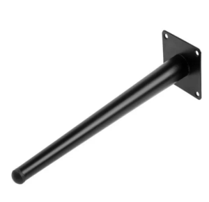 Piciorus metalic B051, Negru Mat