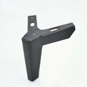 Piciorus metalic B039-12B, H=12cm, Negru