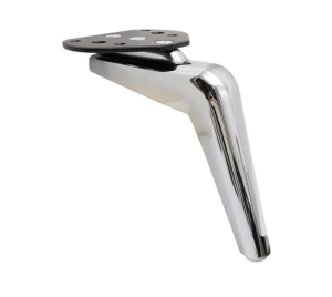 Picioruse metalic B049-C,  H=160mm, Argintiu