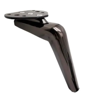 Picioruse metalic B049-C,  H=160mm, Negru