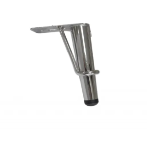 Picioruse metalic C013,  H=150mm, Argintiu