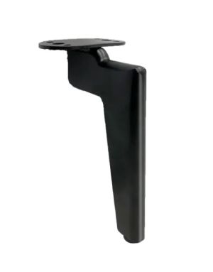 Piciorus metalic B002-15B, H=15cm, Negru